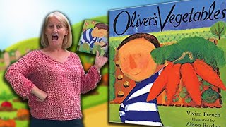 Olivers Vegetables  With Actions and Songs  Drama Class for Children [upl. by Hoag626]