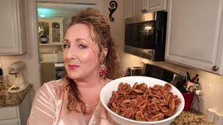 How To Make Easy Candied Nuts  Holiday Snack  Christmas Gifting [upl. by Laspisa]