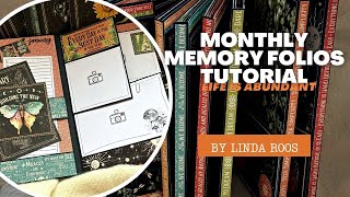 Crafting Memories Monthly Folios Tutorial [upl. by Holcomb]