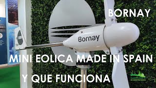 Bornay mini eólica made in Spain y que funciona [upl. by Yadsnil]