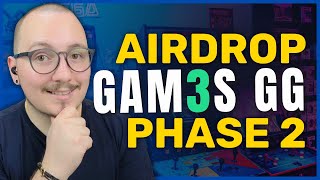 🛑  AIRDROP GAM3S GG FASE 2 COMO SE PREPARAR G3 [upl. by Nnoj23]