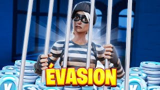 Évasion DE LA NOUVELLE PRISON SUR FORTNITE  BRAQUAGE de VBUCKS [upl. by Dibrin212]