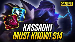 Kassadin SEASON 14 GUIDE Best Builds and Runes Revealed MUST KNOW [upl. by Oivatco]