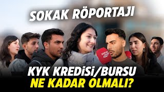 Afyon Erenlerde öğrencilere sorduk  KYK KREDİSİ BURSU NE KADAR OLMALI  Sokak Röportajları [upl. by Cuthbertson]