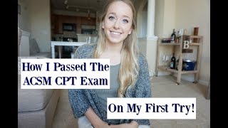 The ACSM CPT Exam  What You Need To Know [upl. by Wennerholn315]