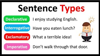 sentence  types of sentence 😱 [upl. by Sutsuj268]