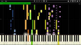 Sonic the Hedgehog 3  Ice Cap Zone Synthesia Piano MIDI [upl. by Elden717]