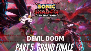 SONIC x SHADOW GENERATIONS GRAND FINALE SHADOWS STORY PART 5 [upl. by Amary64]