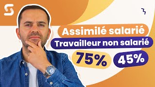 Les charges sociales en société TNS vs assimilé salarié [upl. by Cut]