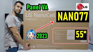 LG NANO77 Smart TV 4K Panel VA Nanocell UNBOXING Y REVIEW COMPLETA [upl. by Sivrep]