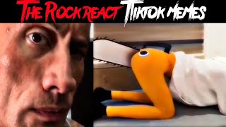 The Rock reacts Tiktok Memes  Memes [upl. by Hasina649]