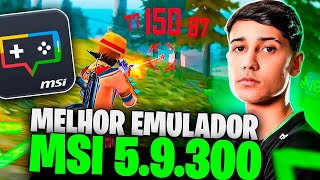 EMULADOR DO LOUD BAK NOBRU TWO9 🚀 MSI 59300 ✅ EMULADOR FREE FIRE [upl. by Annie]