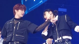 230701 straykids Leeknow Hyunjin 스트레이키즈 리노 현진 트러블메이커Trouble maker 커버 직캠 [upl. by Phylys557]