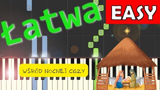 🎹 Wśród Nocnej ciszy  Piano Tutorial łatwa wersja 🎵 NUTY W OPISIE 🎼 [upl. by Neale]