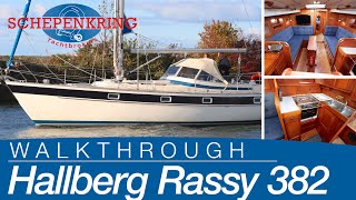 Hallberg Rassy 352 for sale  Yacht Walkthrough   Schepenkring Lelystad  4K [upl. by Ateloj]