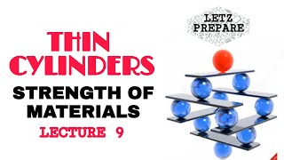 Thin Cylinders  Strength of Materials  Lecture 9 [upl. by Ahsilef2]