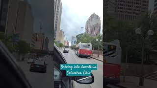 Driving Tour USA  Columbus Ohio HighStreet driving tour explore downtown [upl. by Noryb929]