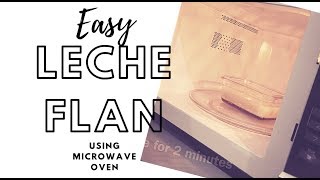 Easy Leche Flan Using Microwave Oven [upl. by Don245]