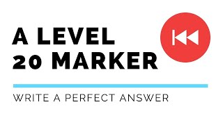 How To Answer 20 Markers In A Level Geography [upl. by Lamahj875]