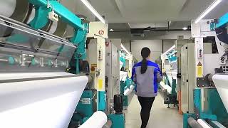 Interlining factory interlining supplier woven nonwoven fusing fusible interlining for garment [upl. by Puglia10]