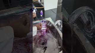 Gram staining in microbiology Practical microbiology mbbs motivation yt ytshorts shorts [upl. by Hcirteid]