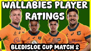 WALLABIES PLAYER RATINGS vs All Blacks  Rugby Championship [upl. by Calendre]