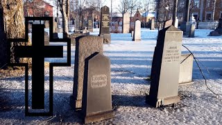 A walk in Västra kyrkogårdenWestern cemetery in Umeå Sweden 4K Osmo Pocket binaural [upl. by Orlina]