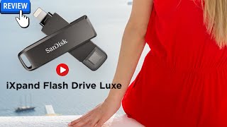 MindBlowing Review of SanDisk 128GB iXpand Flash Drive Luxe for iPhone and USB TypeC Devices [upl. by Sorel256]