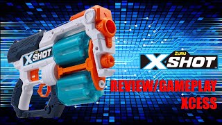 Zuru XShot Xcess  Dual Barrel Revolver Goodness [upl. by Alrich]