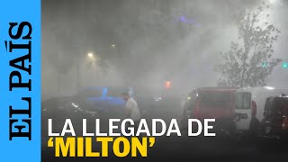 EE UU  La llegada de Milton al sur de Florida  EL PAÍS [upl. by Issi415]