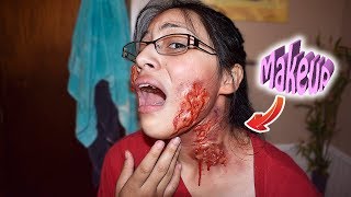 Disgusting Skin Prank On Boyfriend Using Special Effects Makeup FX Makeup [upl. by Utimer]