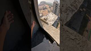 spiderman dr gya😅 rooftop parkour pov [upl. by Abigale]