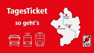 TagesTicket erklärt  So funktioniert das TagesTicket  VBN [upl. by Proudman469]