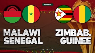 🔴 DIRECT LIVE  🇲🇼🇸🇳 MALAWI  SENEGAL  🇿🇼🇬🇳 ZIMBABWE  GUINEE  🔴 J3 CAN 2022 CAMEROUN  Live Talk [upl. by Karisa]