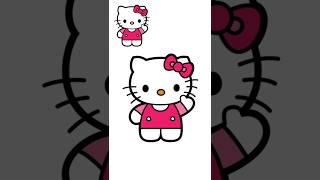 Learn How to Draw Hello Kitty  Easy Drawing Tutorial for Kids and Toddlers drawingtutorial art [upl. by Tterej16]