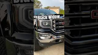 GMC Sierra Black Widow Truck truck trucks shorts clean gmc trucklife newjersey [upl. by Toback791]