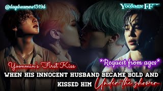 When his Innocent husband became bold and kissed him under the shower Yoonmin daydreamers1319d [upl. by Ellenrad]