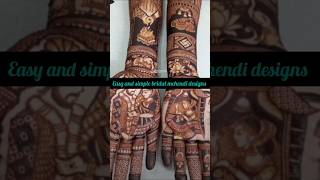 Bridal mehendi designs 👍🏻👈🏻 mehdidesign mehndi [upl. by Lauter]