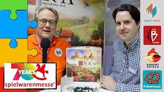 Spielwarenmesse Nürnberg 2019  PlanB  Eggertspiele Next Move Pretzel Games [upl. by Mandel239]