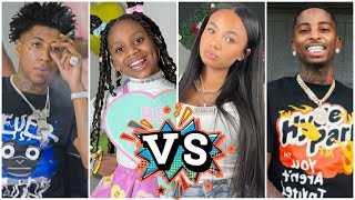 Lil Raspberry Raspberry and Me VS Funny Mike VS NBA Young Boy VS Brooklyn Queen Lifestyle [upl. by Neelra]