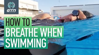 How To Breathe When Swimming  Freestyle Swimming For Beginners [upl. by Noyad610]