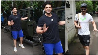 When Karan Kundra amp Umar Riaz Spotted Out Side Gym [upl. by Eikcim]