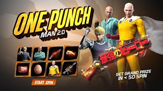 One Punch Man M1887 Return Free Fire 😮  One Punch Man Event 20  Free Fire New Event  SaaD GaminG [upl. by Nyloj]