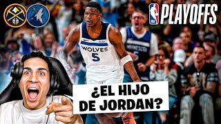 ¿ESTOY VIENDO AL HIJO DE JORDAN 👶🏻🐐 ¡NO PUEDE SER TAN BUENO  NUGGETS vs WOLVES Game 2 [upl. by Aciraj555]