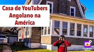 CASA DOS YOUTUBERS ANGOLANOS NOS ESTADOS UNIDOS❓❓🇺🇸🇦🇴 [upl. by Adnarram]