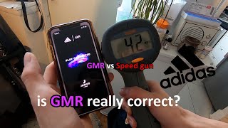 Adidas GMR Is it trustworthy ADIDAS is deceiving you 아디다스가 당신을 속이고 있다  Speed gun vs GMR TEST [upl. by Stedman]