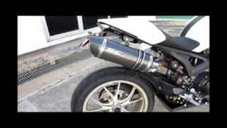 Ducati Monster 1100S SCProject Exhaust [upl. by Ecnaret964]