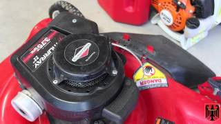 Briggs and Stratton Pull Start Rope Replacement [upl. by Ann-Marie]