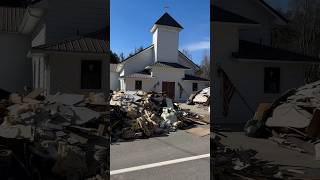 Pineola Missionary Baptist Church After Hurricane Helene [upl. by Inan]