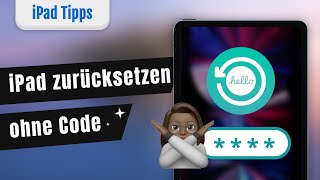 Tutorial 2024 iPad zurücksetzen ohne Code iPad ist deaktiviert mit iTunes verbinden [upl. by Scholz]